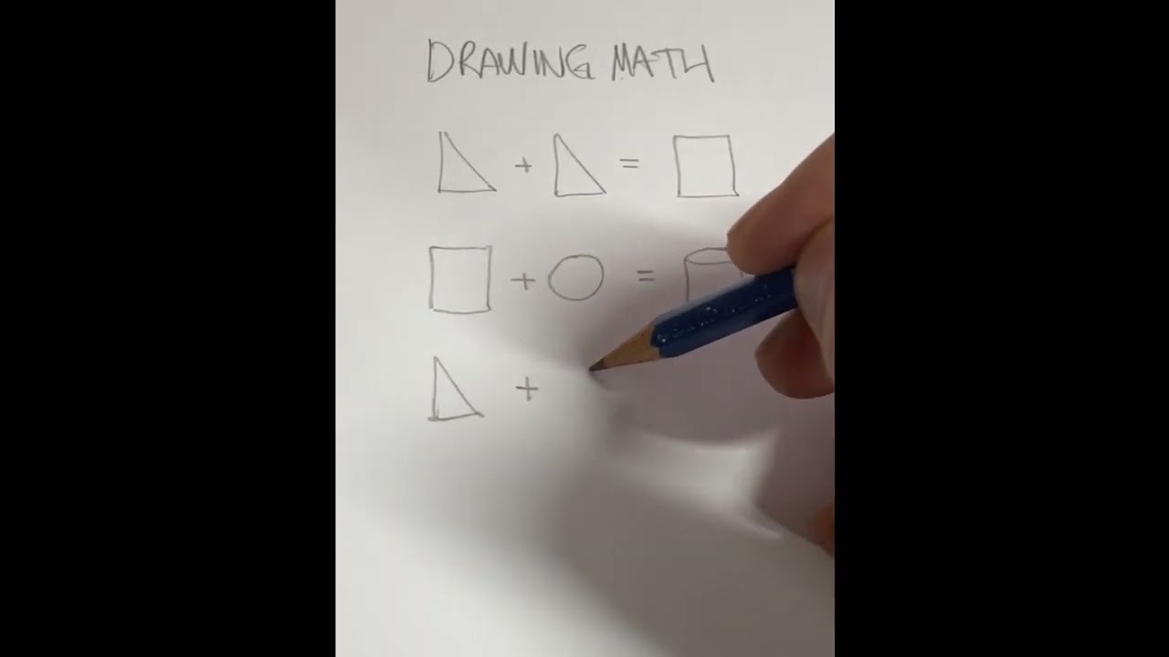 Draw anything with 3 simple shapes  shorts  howtodraw  drawingtutorial