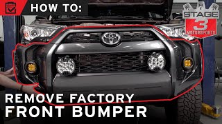 How To: Remove 1420 4Runner Factory Front Bumper