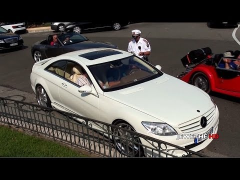 Mercedes-Benz BRABUS CL T13 PULLED OVER By The Police In Monaco! & Gets A FINE! (1080p Full HD)