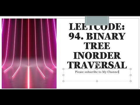 Leetcode: 94. Binary Tree Inorder Traversal