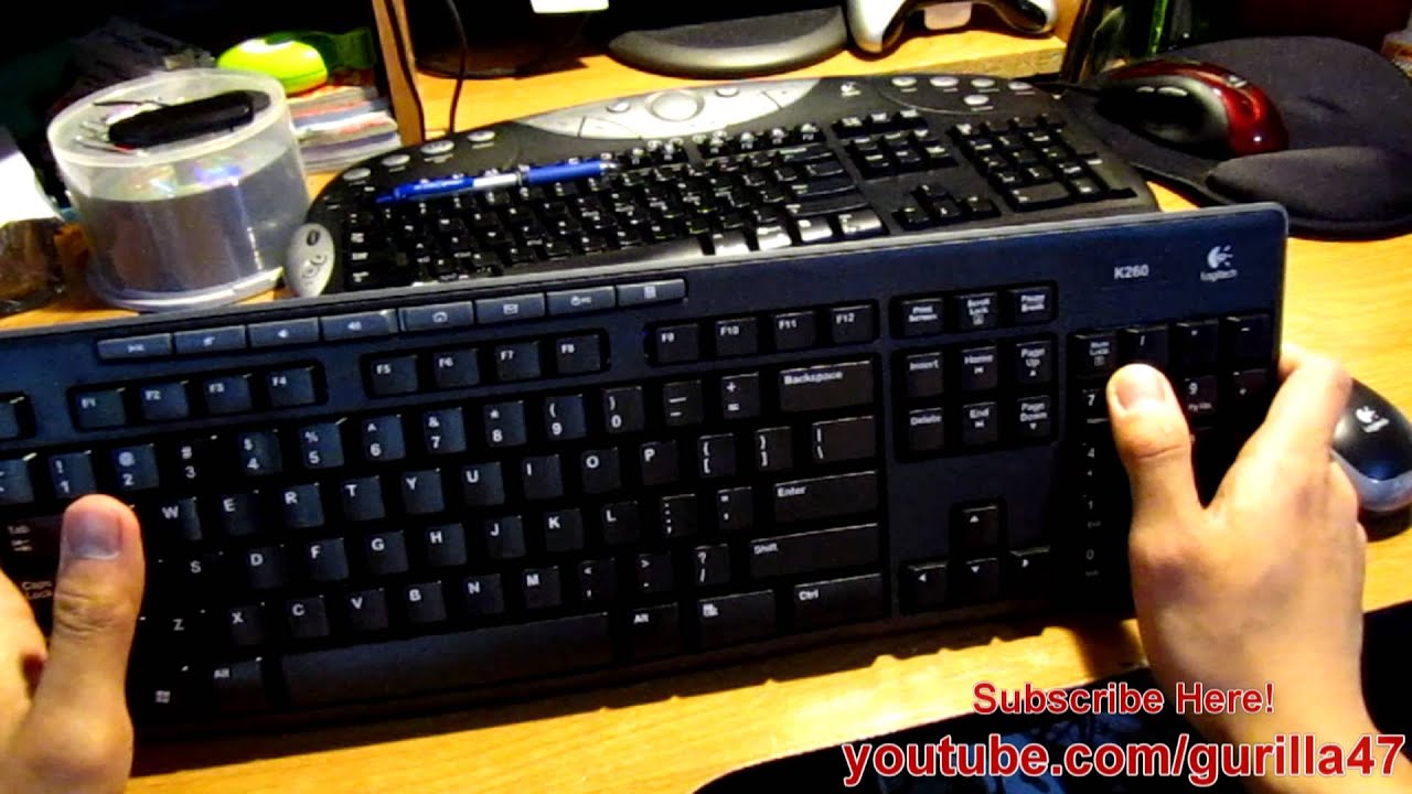 Logitech Wireless Combo MK260 Keyboard and Mouse - Review (Part 1) - YouTube