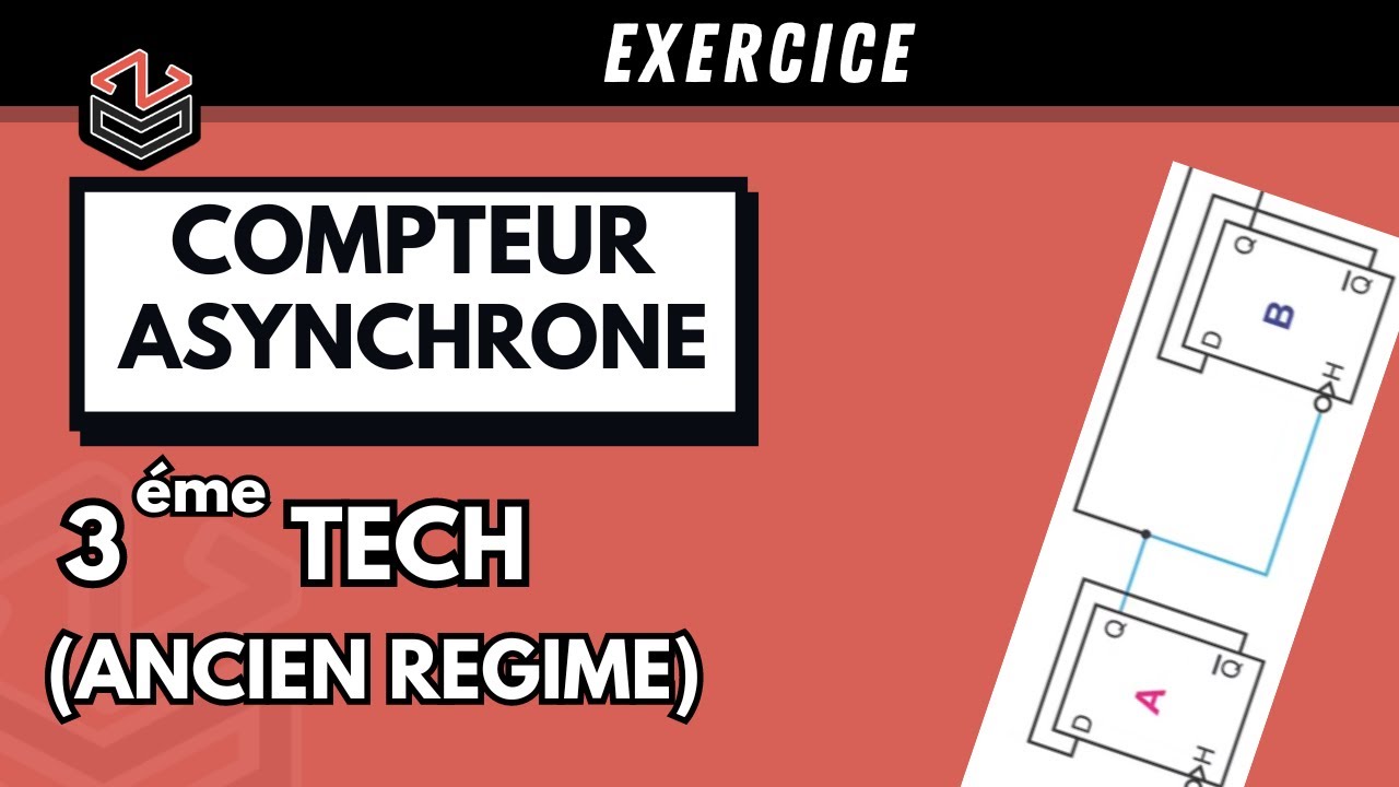 ÉLECTRIQUE ( Part 5 ) ⚡  : Compteur Asynchrone (Exercice  2)
