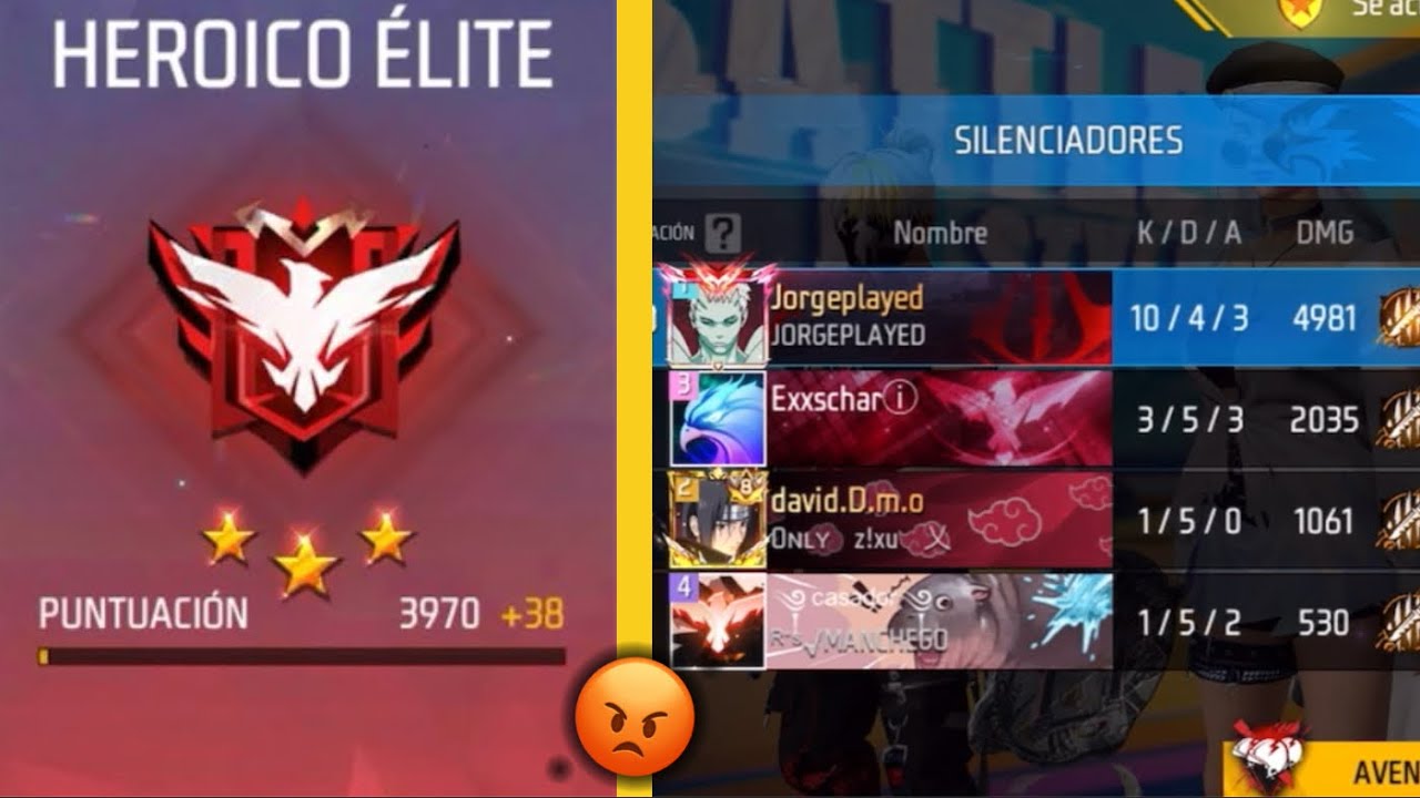 I ALMOST REACHED HEROIC ELITE IF IT WASN'T FOR THESE MOTHERFUCKERS