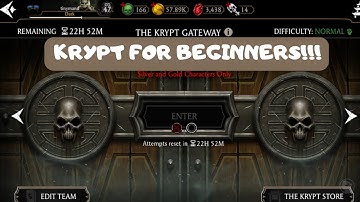 Krypt guide for beginners! How to grind the krypt! MK Mobile