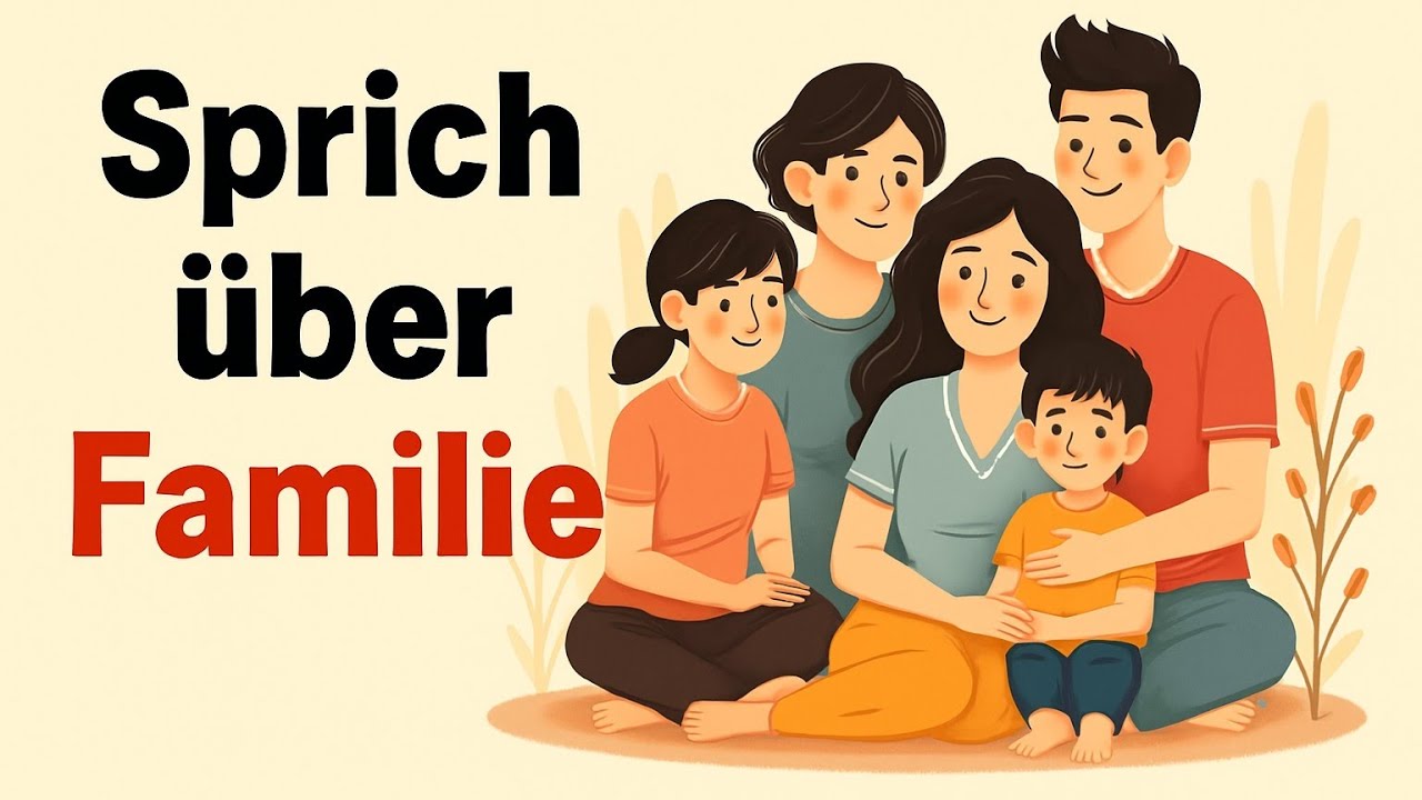 Sprechen über Familie: Erzähle deine Geschichte auf Deutsch!