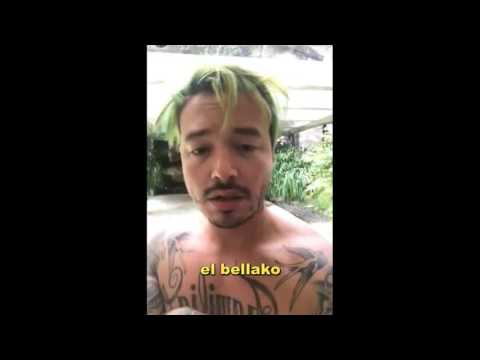 J Balvin Cantando A Capela Si Tu Novio Te Deja Sola Ft Bad Bunny