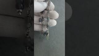 серебряный браслет из лабрадорита #jewelry #wirewrap #wireworks #лабрадорит