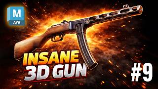 Texturing | Gun Modeling | Basic to Advance |Autodesk Maya | Part - 9