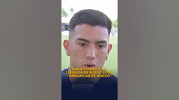 💪 Para Alan Velasco, la llegada de Miguel Ángel Russo es un “arrancar de nuevo” #bocajuniors
