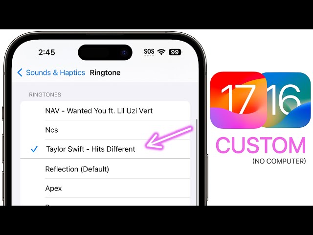 How to Set ANY Song as RINGTONE on iPhone! (Easiest Way) class=