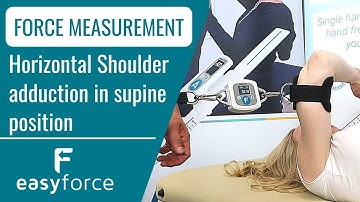 Measuring Isometric Muscle Forces of Horizontal Shoulder Adduction- EasyForce Digital Dynamometer