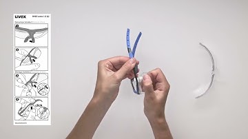 Easy lens replacement of the uvex i-3 (s) (9190)