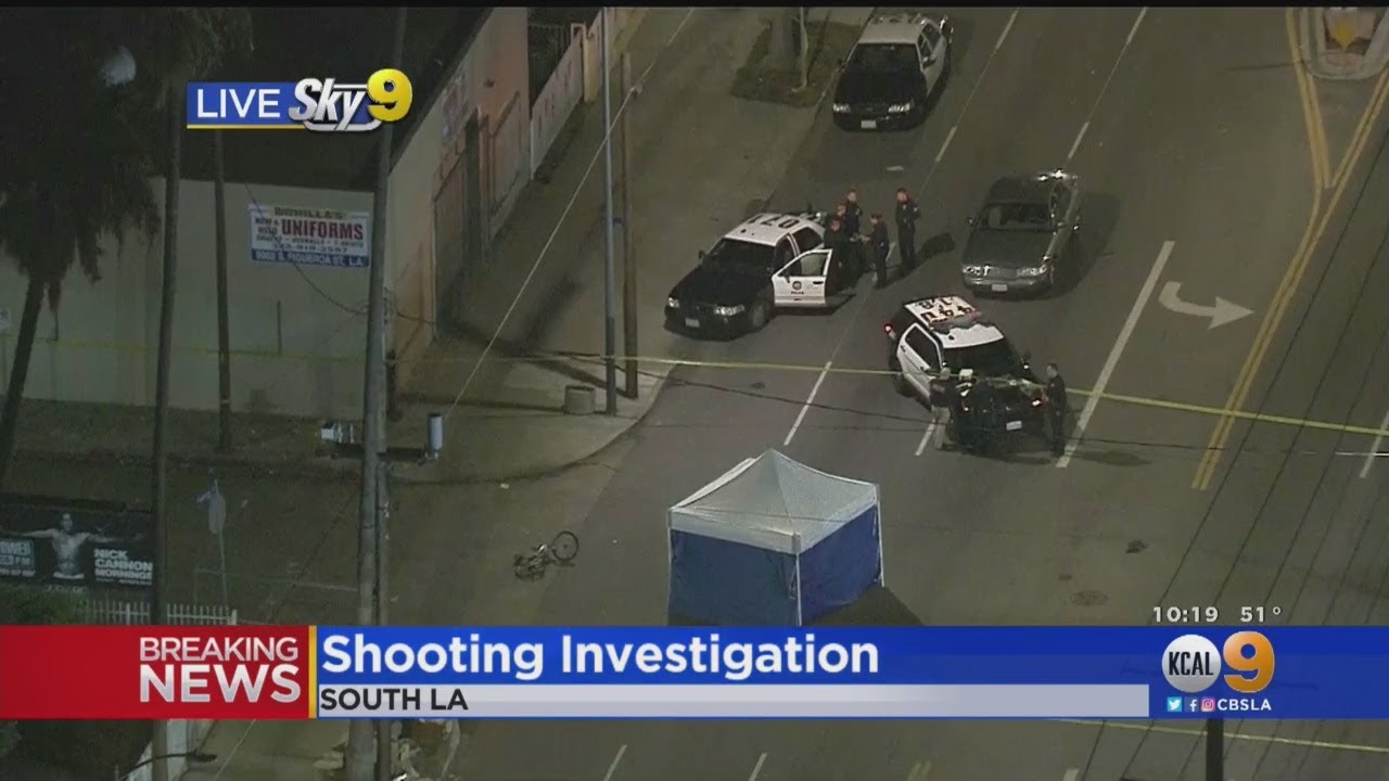 Man On Bicycle Shot And Killed In South LA YouTube