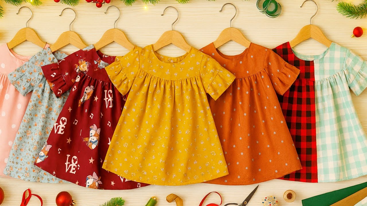 Sleeves Design cutting and stitching❤️Baby girl frock design cutting and stitching🌸Baby frock