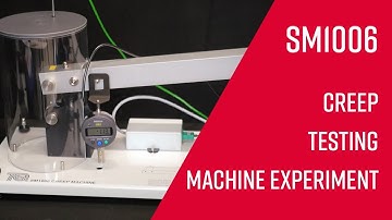 Materials Testing How To: Set-up and procedure for the Creep Testing Machine SM1006 - TecQuipment