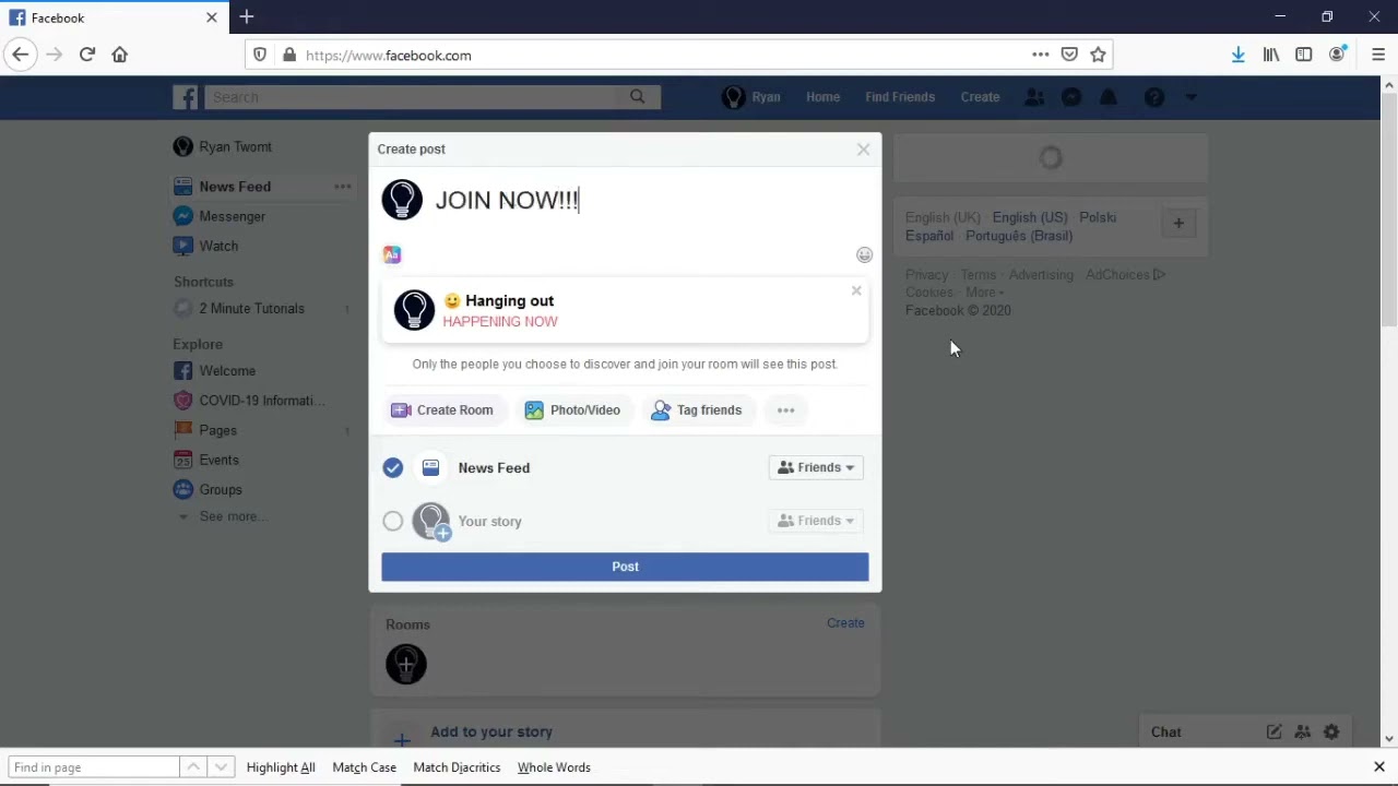 How to Create a Facebook Chat Room Zoom + Skype Alternative