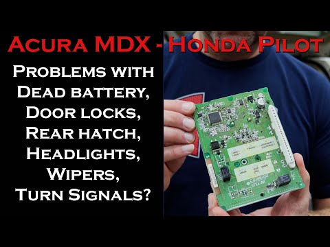 Fix Acura MDX Electrical Issues - Door Locks, Dead Battery, Rear Hatch