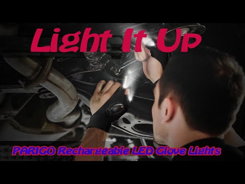 LED Flashlight Gloves Hands Free Half Finger Lighted Gloves Breathable Finger Lights Gloves with 8 LEDs Polyester Finger Lights for Running Camping Hiking Repairing