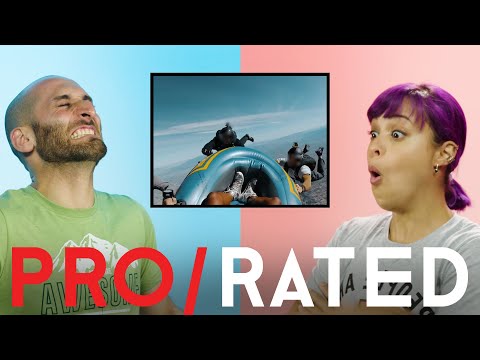 Pro/Rated: Athletes React To Skiing, Skydiving & More | People Are Awesome