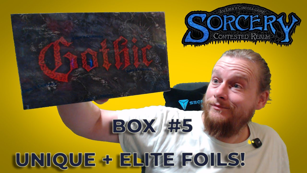 SORCERY GOTHIC BOX OPENING #5 – Unique and Elite Foil Pulls!