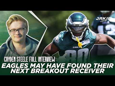 Cayden Steele Names the Eagles Players Rising and Falling in Camp