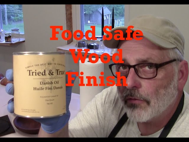 My Favorite Food Safe Wood Finish for Tried and True Original Finish  non-toxic wood bowls Video 