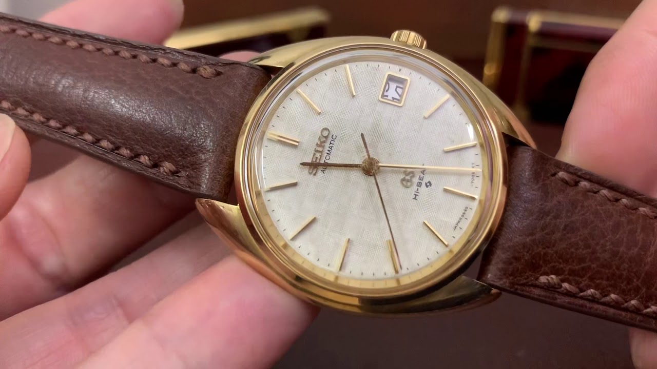 Giao lưu đồng hồ xưa: Seiko GS 5645, vàng đúc 18K - YouTube