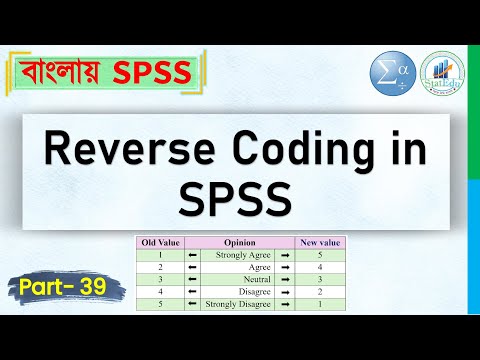 Reverse Coding in SPSS (Bangla Tutorial) | StatEdu