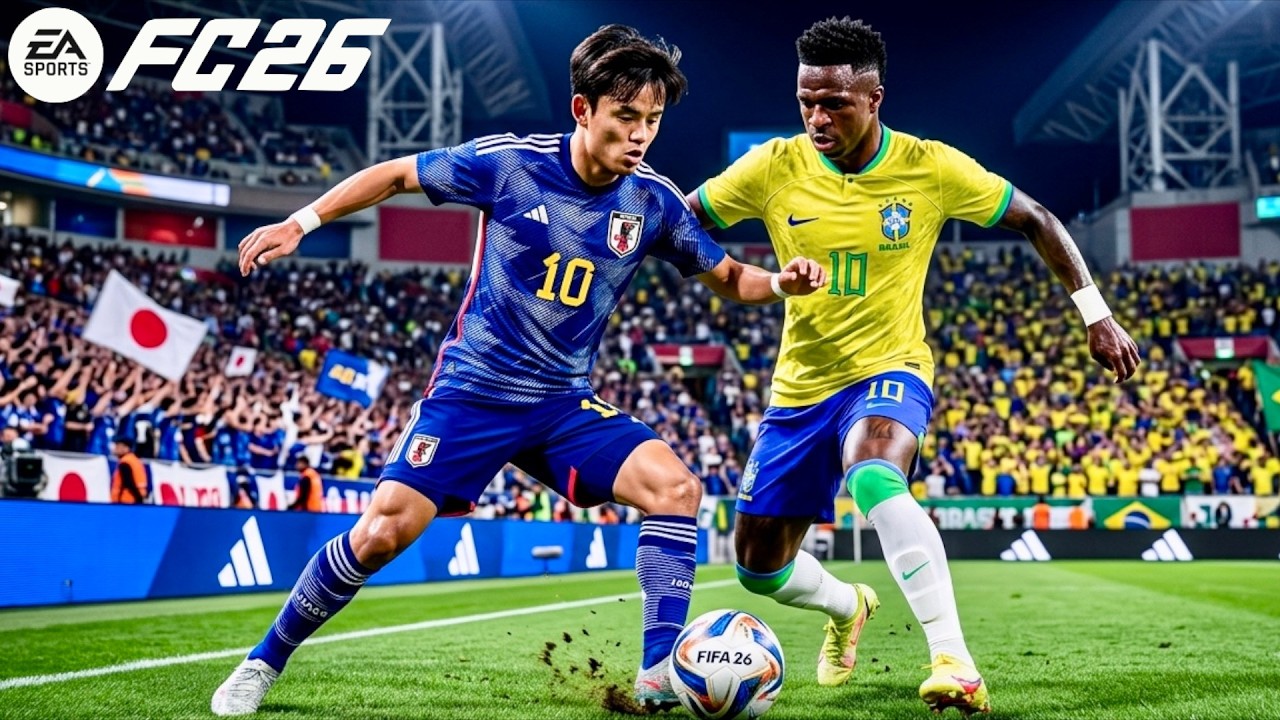 FC26] 🇯🇵Japan vs. Brazil🇧🇷 A Total Soccer Novice Simulates