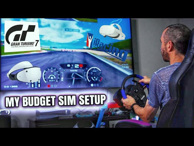 My Budget Sim Racing Setup for Gran Turismo 7 on PSVR2 & other PC Racing Sims class=