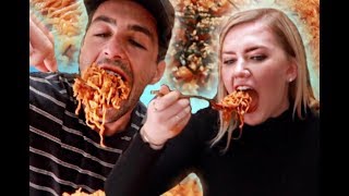 EXTREME SPICY NOODLE CHALLENGE W/ JOSH PECK