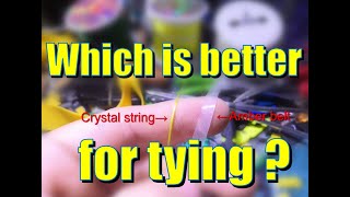 Which material is better for tying bands?