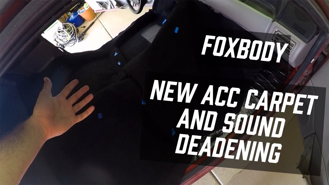 Foxbody Gets New ACC Carpet and More Sound Deadening