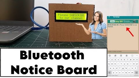 DIY Bluetooth Notice Board with Arduino Nano | Display Text from Your Phone!  #arduinoproject