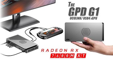 The New GPD G1 Is A Fast Compact eGPU, Oculink & USB! Hands-On First Look
