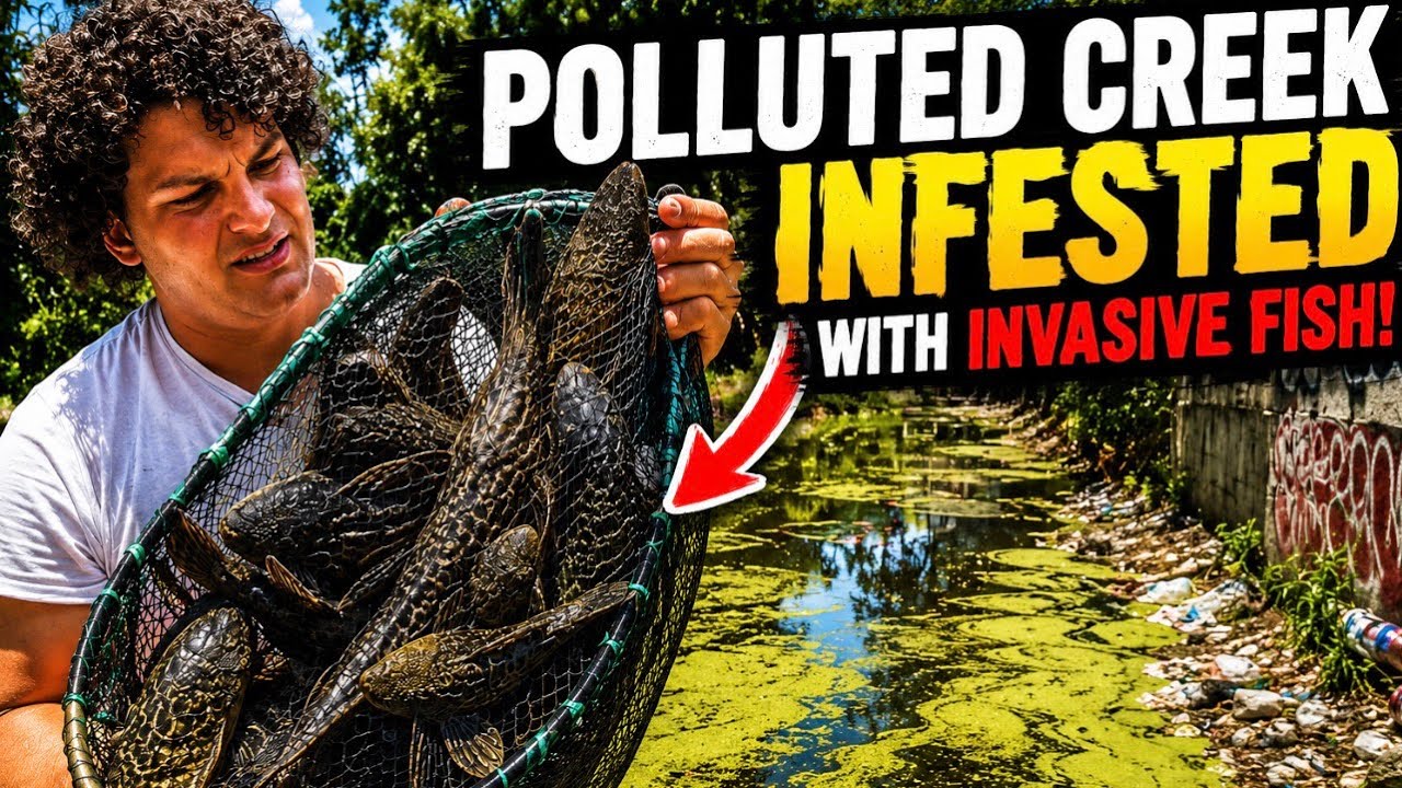 This Polluted Florida Creek Was INFESTED With Invasive Fish!