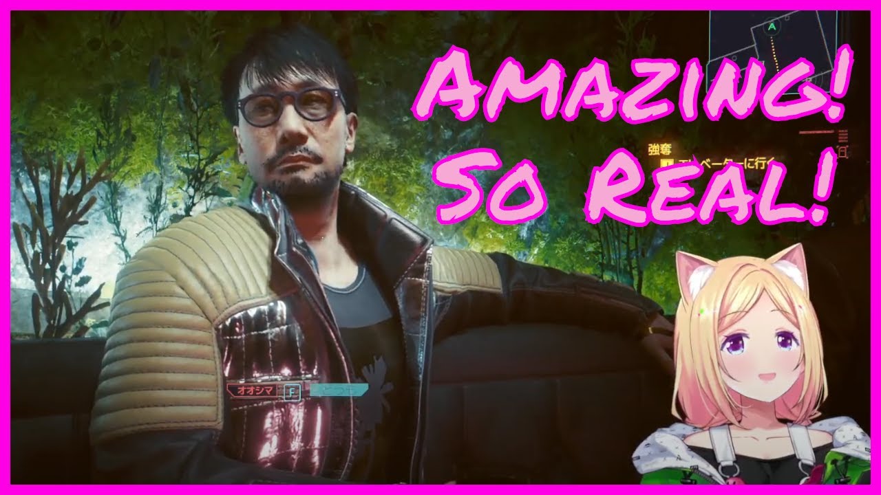 Akirose meets Kojima in Cyberpunk 2077 [Hololive]