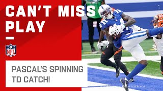 Zach Pascal Makes A Spinning Catch For The Td