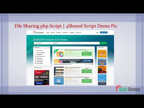 Get File Sharing php Script | 4Shared Script from PHP Script Directory