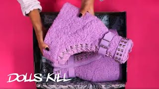 Dolls Kill Unboxing Sugar Thrillz Cozy Shoes