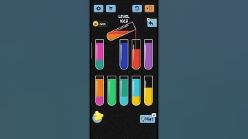 water color sort Level no 1062 a best game walkthrough solution IOS/Android