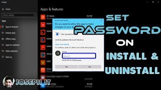 Set password to Install/ Uninstall/ Make os changes | Better Windows Security screenshot 3