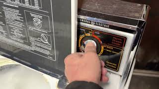 GE Filter Flo Spotscrubber First run