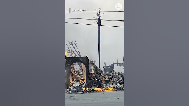 Debris, damage on Los Angeles streets from devastating fires