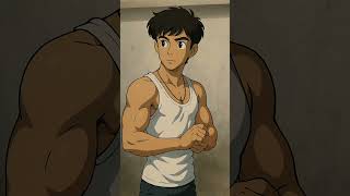 Ghibli character image 🥹 || after workout pump #gym #motivation #workout #tranding