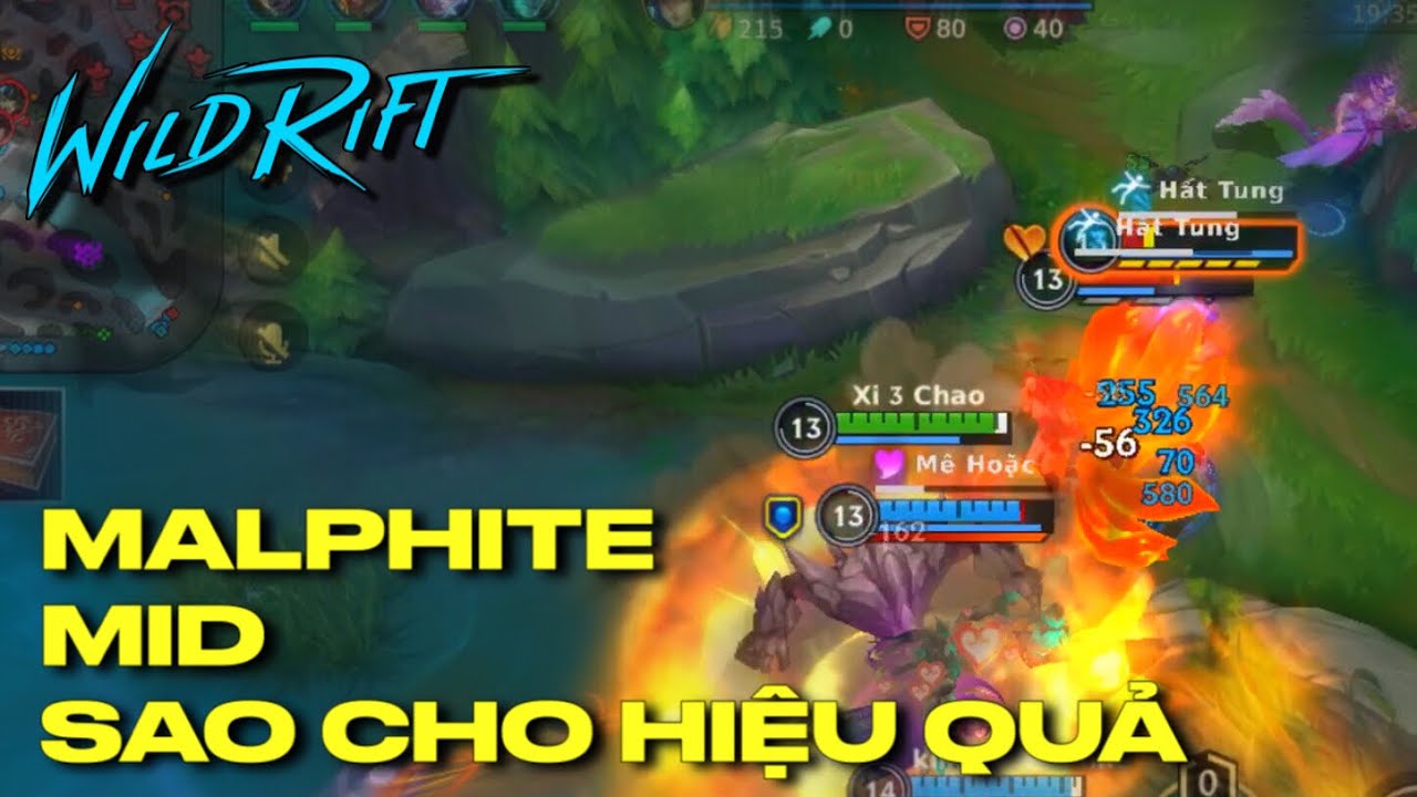 LMHT : Tốc Chiến - MALPHITE MID - Cách đi Lane xử lý... - youtube