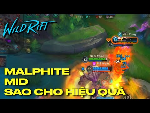 Video LMHT : Tốc Chiến - MALPHITE MID - Cách đi Lane xử lý... - youtube