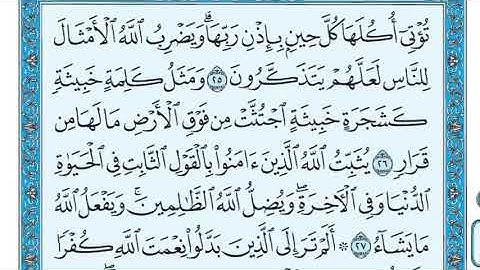 سورة ابراهيم كاملة ماهر المعيقلي ـ بدون اعلانات