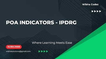 Medical Coding Training for beginners to advance - POA Indicators - IPDRG