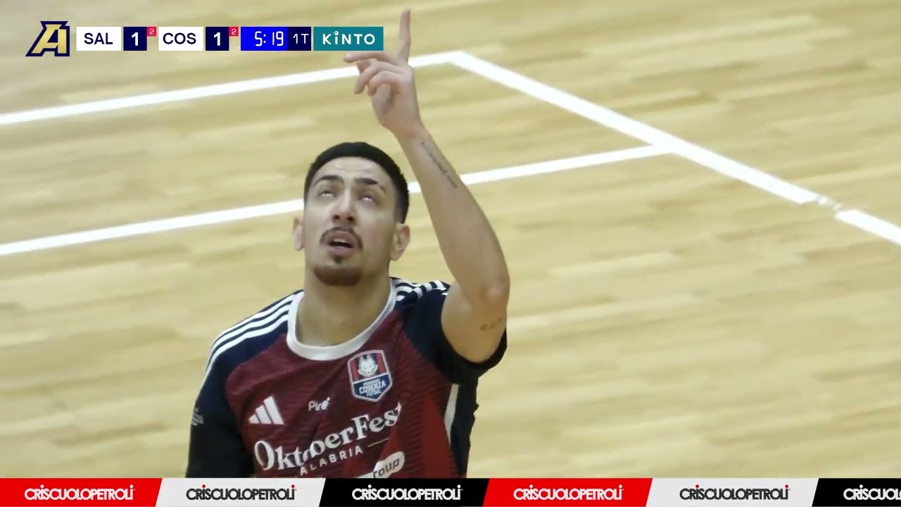 Highlights | Serie A Kinto - 12ª Giornata (25-26) | Sporting Sala Consilina - Pirossigeno Cosenza